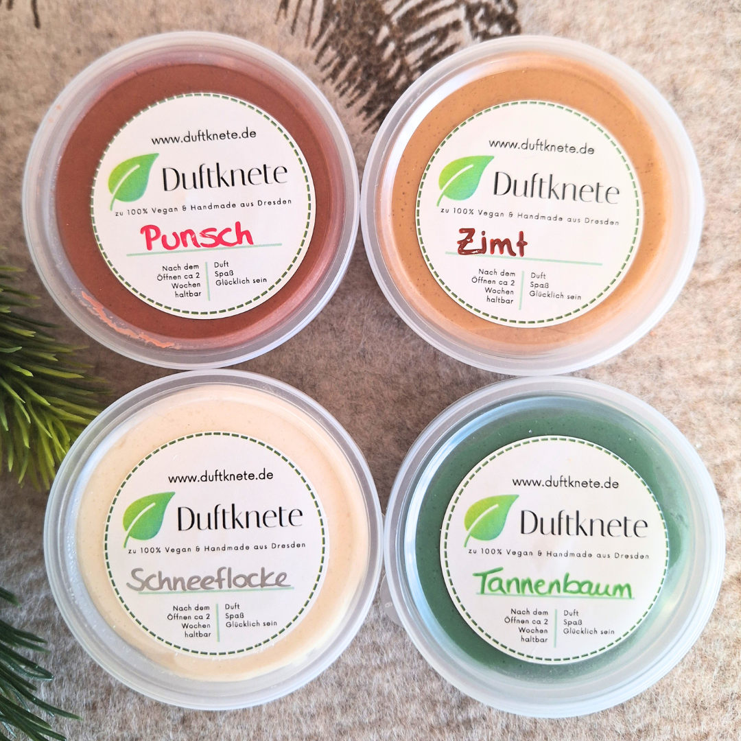 Weihnachtsset 4x Duftknete
